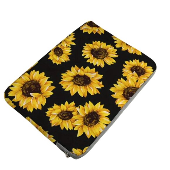 Sunflower Padded Water Resistant 15" Tablet Laptop Case NWT - Picture 5 of 7